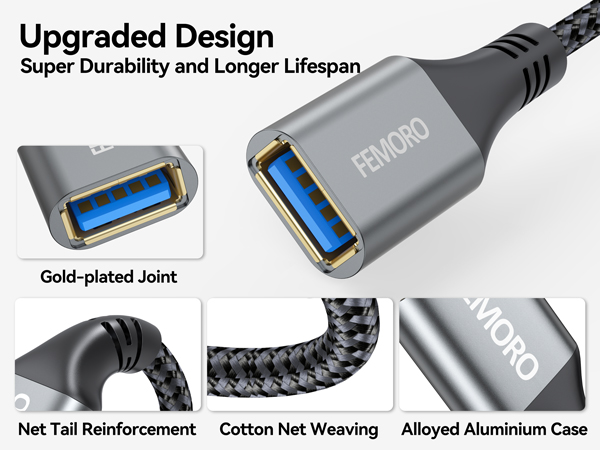 usb extension cable 3.0 15ft