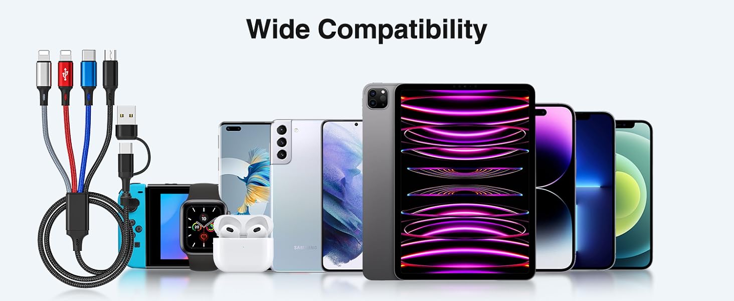 usb c multi charger cable