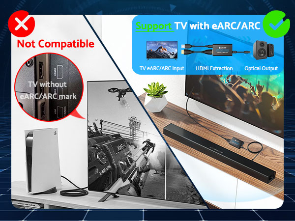 Professional eARC/ARC Audio Converter 