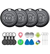 Air Tags for Android,Air Tags-4 Pack Android,Air Tracker Tags with 4 Case,2 Year Battery Life,Goo...