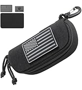 Lemubeane Tactical Molle Glasses Pouch Eyeglasses Hard Case Shockproof Sunglasses Carrying Case w...