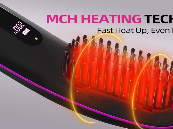 hair straightener brush