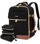 LOVEVOOK Carry On Backpack, 40L Travel Backpack Women with 3 Packing Cubes, TSA Airline Approved ...