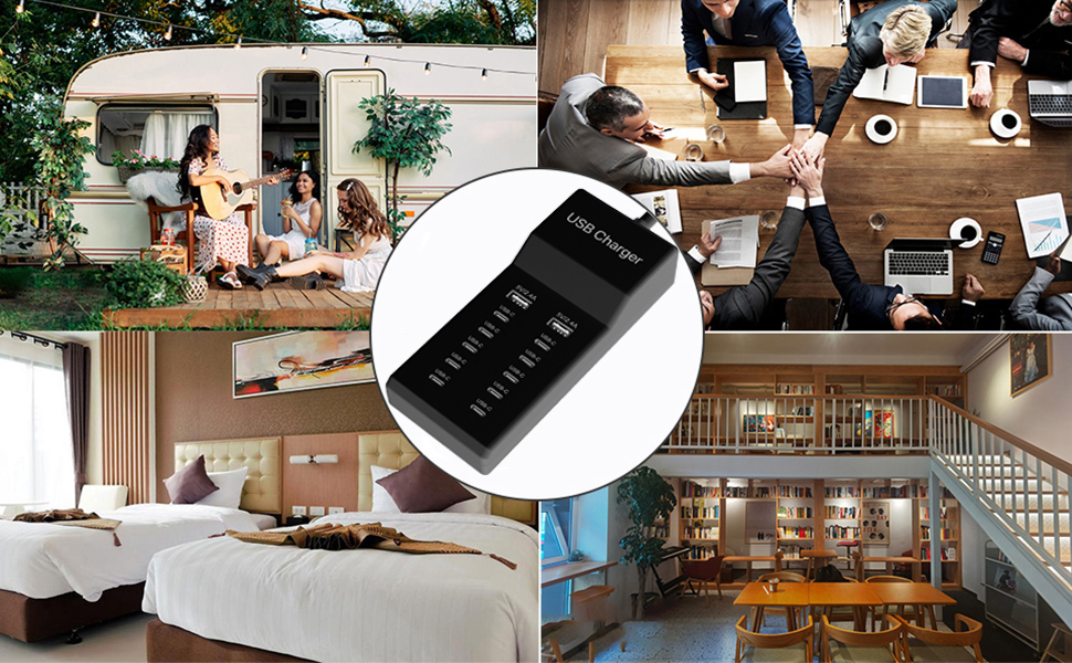 60W 12 Ports USB Charging Station