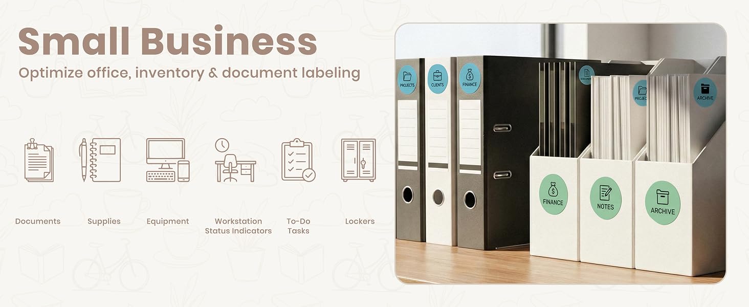 small busines document supply pc phone office flie book ramind workplace work to do locker