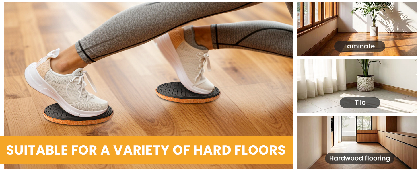 Sliding Discs for Exercise on Hardwood Floors
