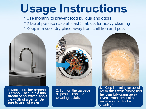 garbage disposal cleaner,disposal cleaner,garbage disposal cleaner and deodorizer