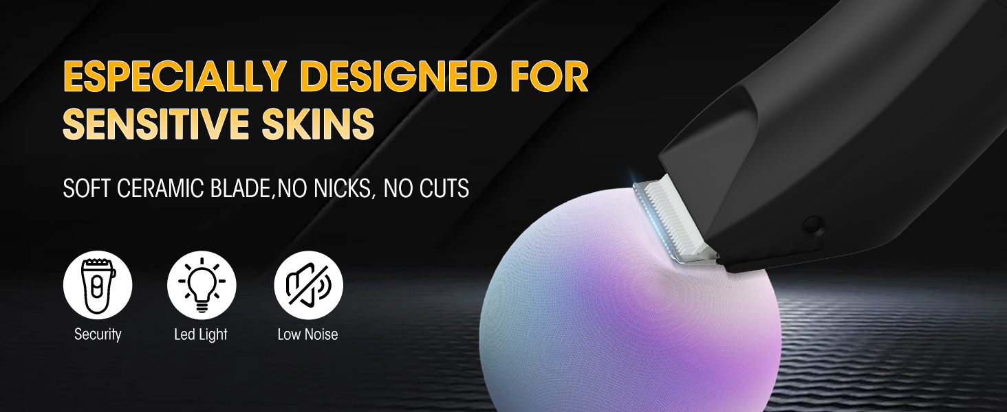 Men’s Wireless Ball Shaver