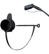 Maizengauto EV Charger Plug Port Cover for EV Charger -with Adjustable Zip Ties, Waterproof Silic...