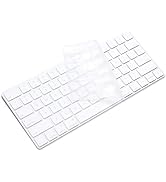 ProElife Ultra Thin Silicone Keyboard Protector Cover Skin for Apple iMac Magic Keyboard &amp; Magic ...