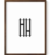 HAUS AND HUES Walnut Natural Wood Frame - Set of 1 12x16 Picture Frames for Wall, Frame for 12x16...