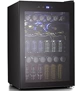 Antarctic Star Mini Fridge -145 Can Beverage Refrigerator for Soda Beer or Wine,Small Drink Dispe...