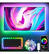 KSIPZE LED Lights for TV, 16.5ft TV led Backlight for 45-75 Inch TVs RGB TV Backlight Behind Musi...