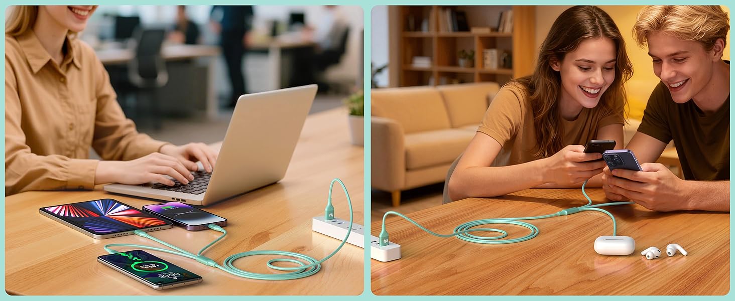 Ideal for cruise travel or business trips, single all in one charger replaces bulky chargers