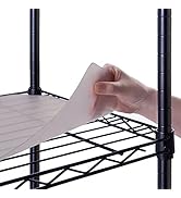Poofzy Shelf Liners for Wire Shelving, 14 x 24 Non-Adhesive Wire Shelf Liner Plastic for Pantry, ...