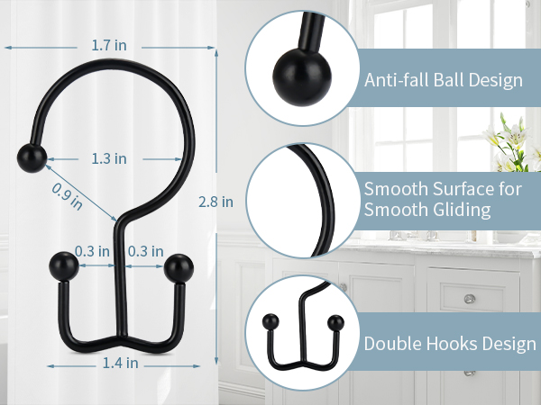 shower hooks for shower curtain shower curtain hooks rust proof