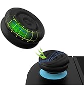 PlayVital for Switch 2 Thumbs Cushion Caps Thumb Grips (4-Pack) | Silicone Joystick Grip Cover fo...
