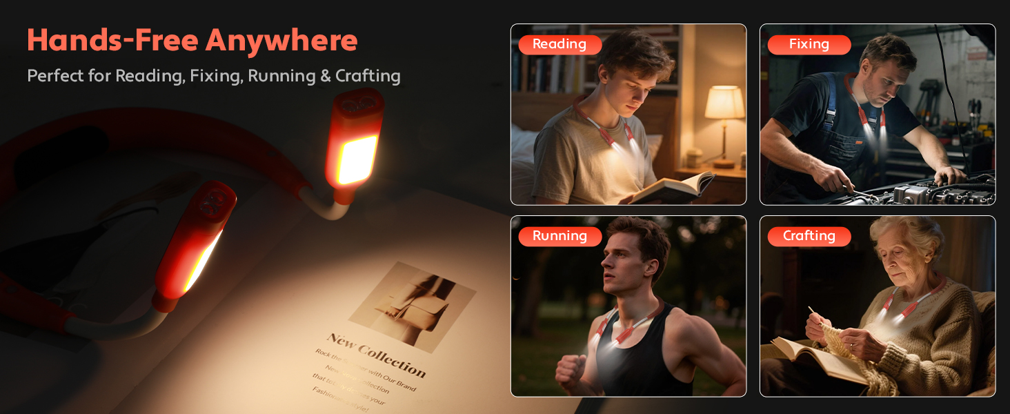 multi using neck lamp