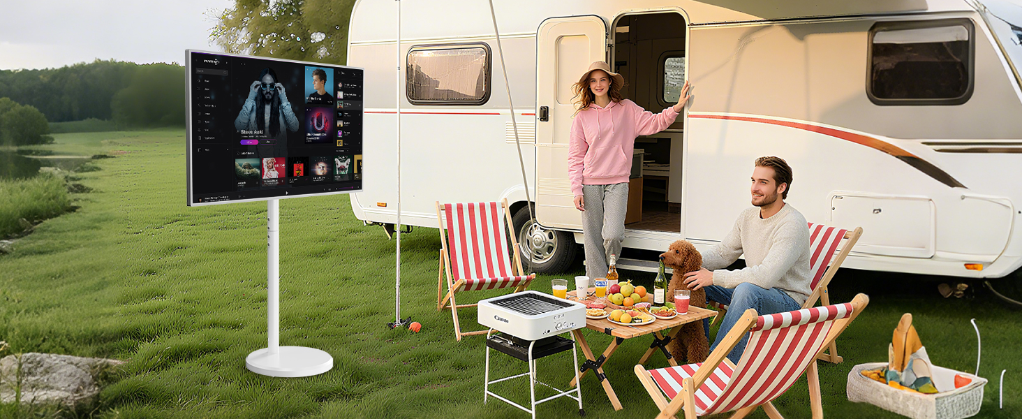 TV Cart Rolling TV Stand