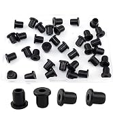1/4" Drill Hole, 3/16" ID Silicone Rubber Grommets for Wiring, Automotive, Firewall Hole Plug, Sm...