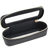 FFpaw Clear Makeup Brush Holder, Makeup Brush Bag Portable Travel Makeup Bag Makeup Brush Organiz...