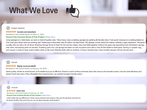 what they said about our product
