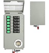 Nature's Generator Transfer Switch 6 Circuits 120V 30A Non-Automatic Power Transfer Kit(Indoor)