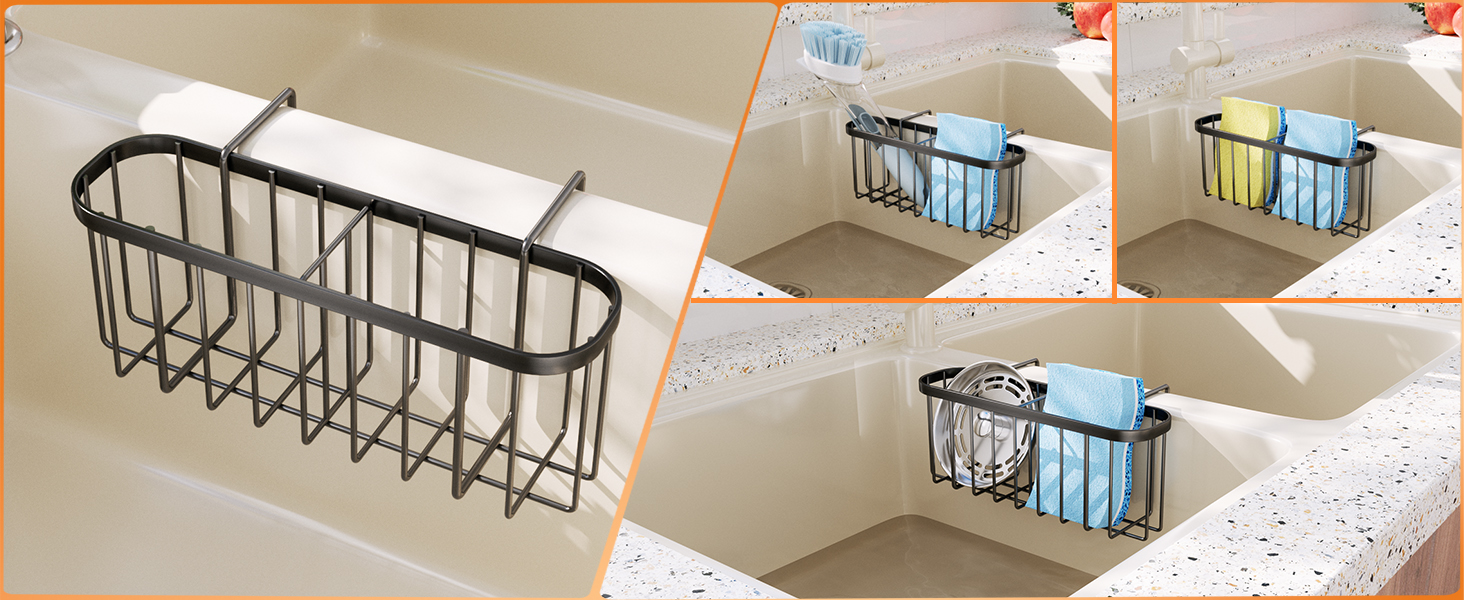 sink sponge holder for kitchen sink caddy sponge caddy for kitchen sink organizer