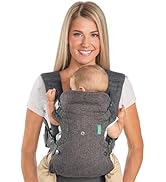 Infantino Flip 4-in-1 Convertible Baby Carrier, Adjustable, Ergonomic Babywearing, Registry Essen...