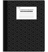 SUNEE Composition Notebook, Wide Ruled Paper, Home School Supplies for College Students &amp; K-12, 9...