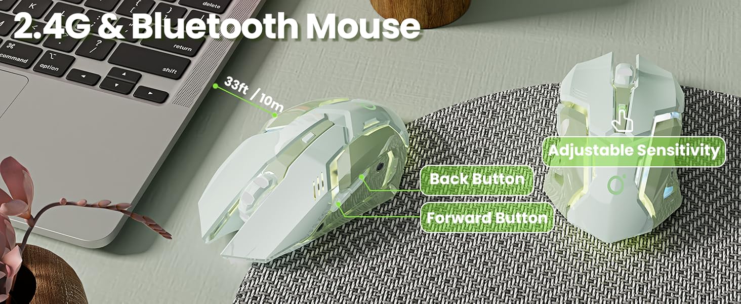 green keyboard and mouse wireless