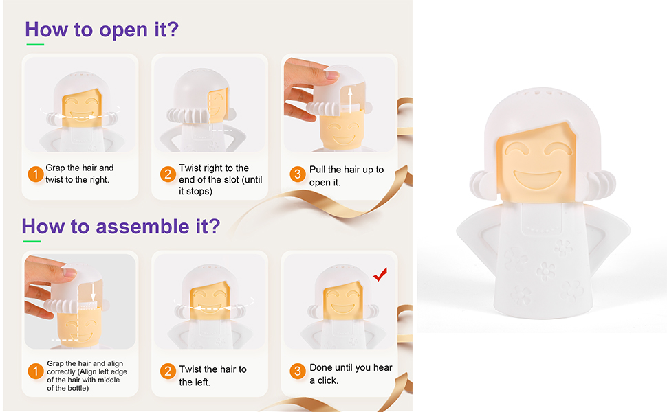 microwave grease remover food splatter softener reusable microwave cleaning gadget steam tool