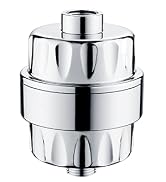 BRIGHT SHOWERS High Output Shower Filter for Hard Water, Removes Chlorine and Fluoride, Universal...