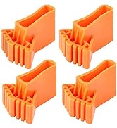 Cabilock 4Pcs Ladder Feet Covers Non- Slip:Rubber Steep Ladder Foot Pads Cushion Extension Ladder...