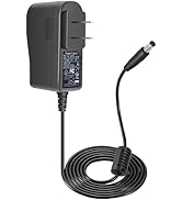 Tonton AC 100-240V to DC 12V 1A Power Supply Adapter, 5.5mm x 2.1mm Plug, DC 12V 1A Power Cord fo...