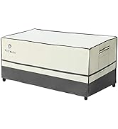 WJ-X3 Patio Table Covers, Outdoor 600D Heavy Duty Waterproof UV Resistant Dining Table Cover, 67x...