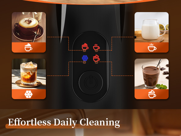 milk frother and steamer