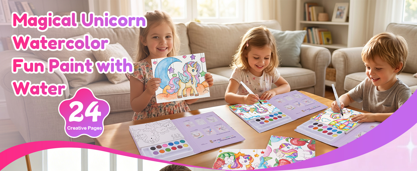 Paint with Water Coloring Books for Kids