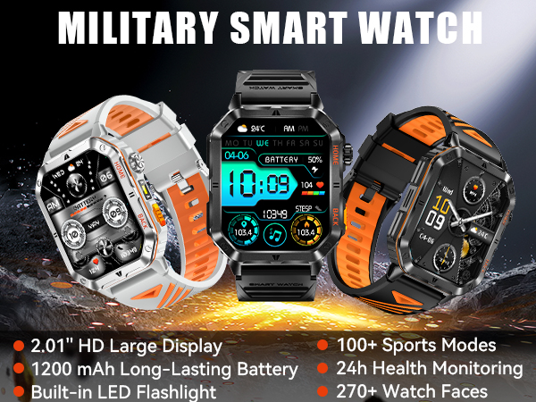 military smartwatch for men