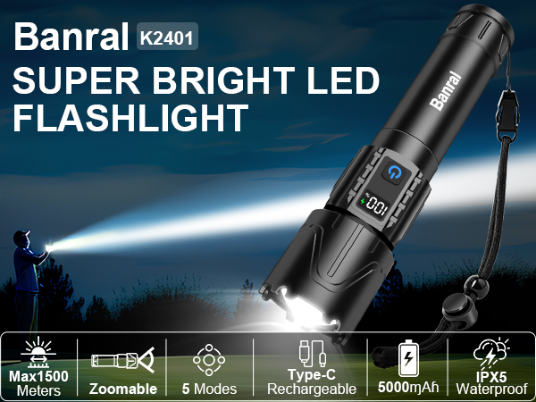 SUPER BRIGHT LED FLASHLIGHT