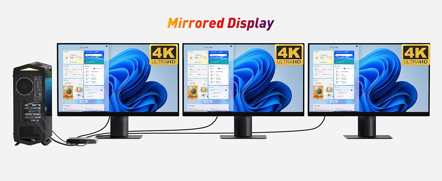 displayport splitter 1 in 3 out