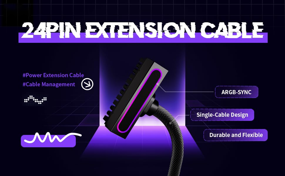 24-pin extension cable