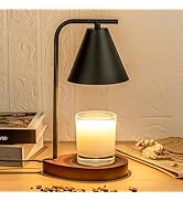 Marycele Black Candle Warmer Lamp with Timer, Birthday Gifts for Women Men, House Warming Gifts N...