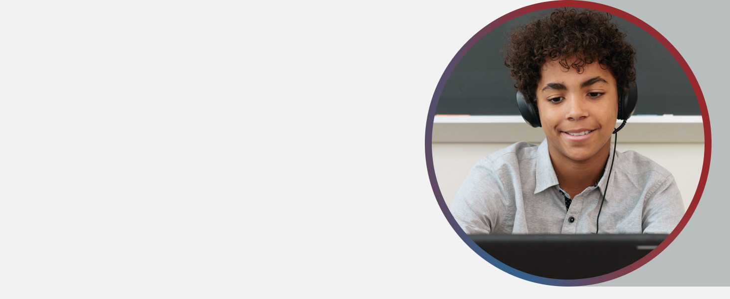 Grades K-5 Headphones, adjustable headband 4000 series