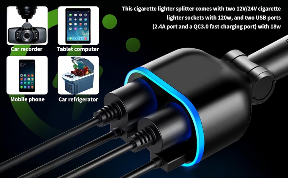 4 IN 1 CAR CHARGER