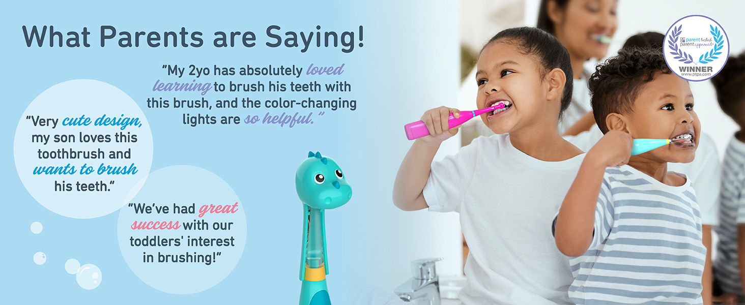 brusheez toddlers easy to use toothbrush kid safe beginners easy to use gentle brushing chart review