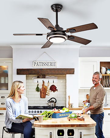 rustic ceiling fan with light 42 inch