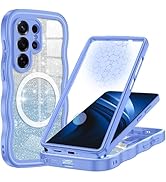 Hekodonk for Galaxy S26 Ultra Case Magnetic,[Cute Wave][Compatible with Magsafe][Built-in Tempere...