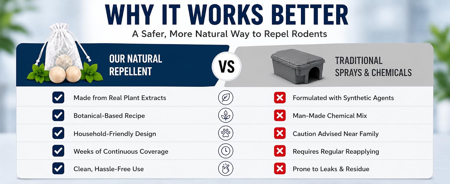 NATURAL RODENT REPELLENT INDOOR