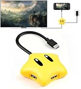 JZW-Shop Portable TV Dock Compatible with Switch/Switch 2, Smartphone, Laptop, with HD PD Type-C ...